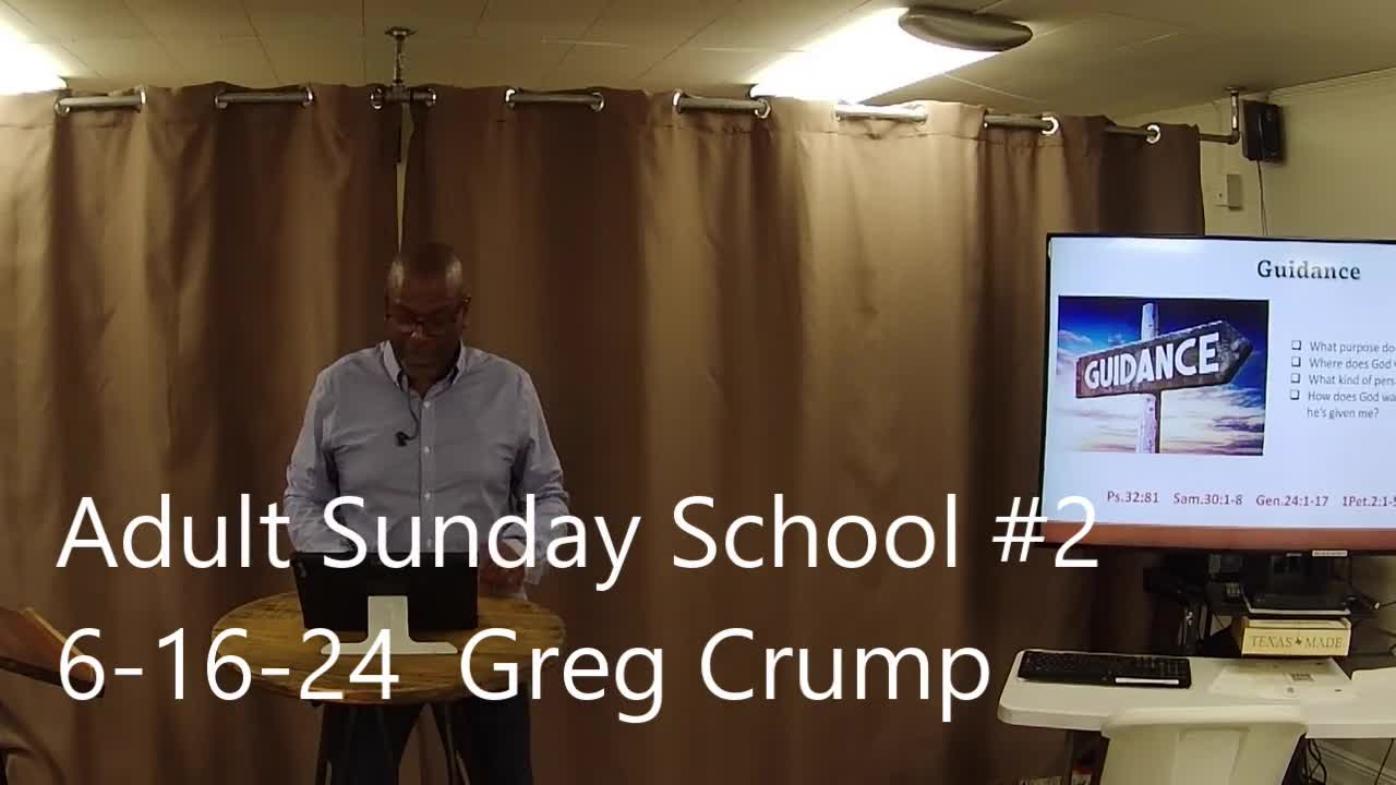 Adult Sunday School 2