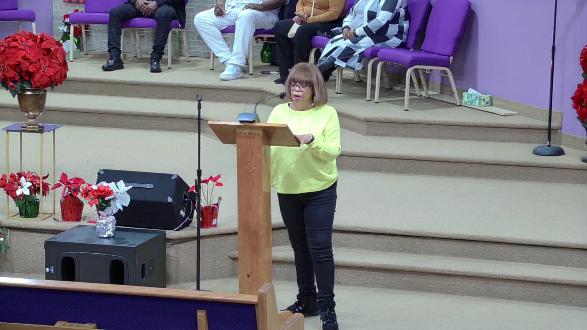 2025 New Years Service