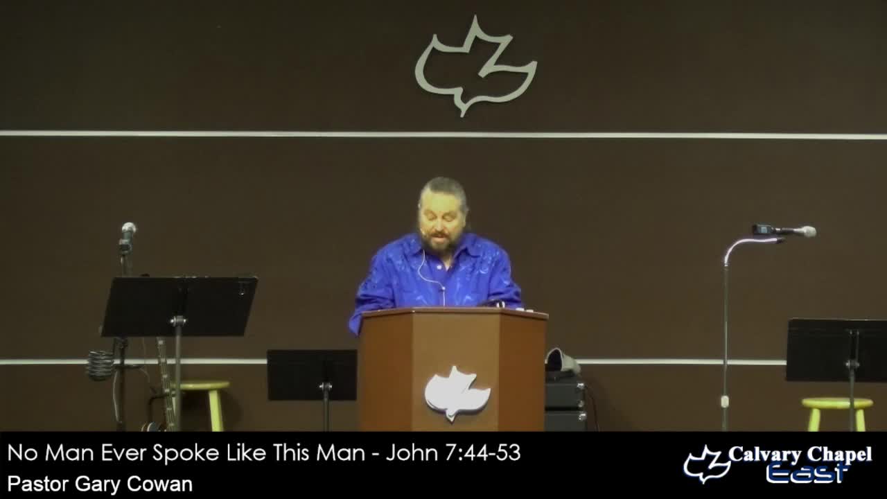 Part 38 - No Man Ever Spoke Like This Man