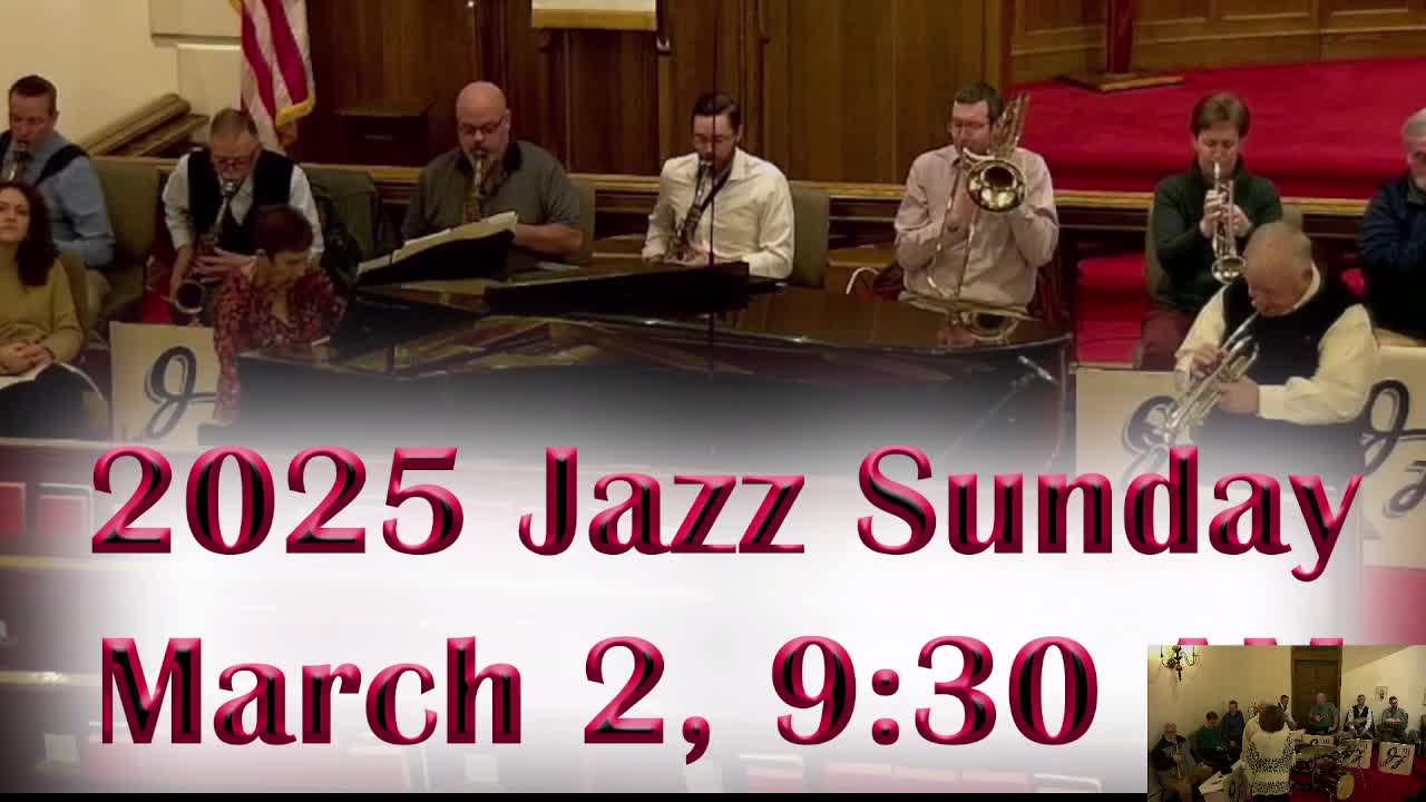 3/2 2025 Special Jazz Sunday Service