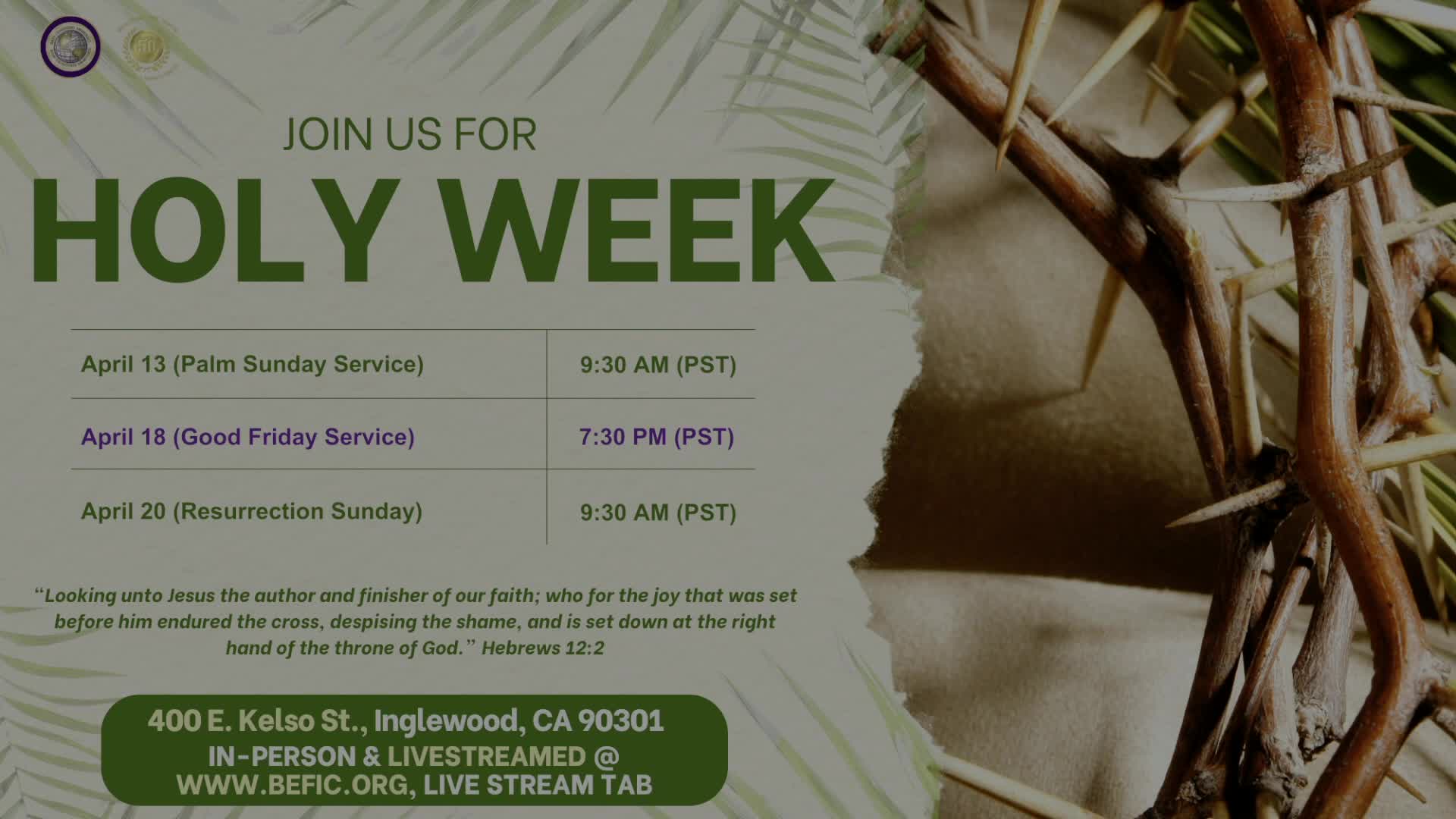 Hosanna: My Mercy Will not Depart
