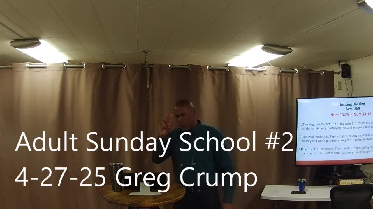 Adult Sunday School 2