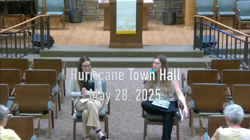 Hurricane Town Hall