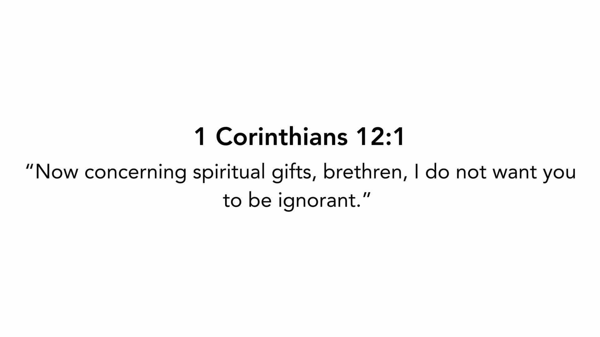 SPIRITUAL GIFTS EXPLAINED