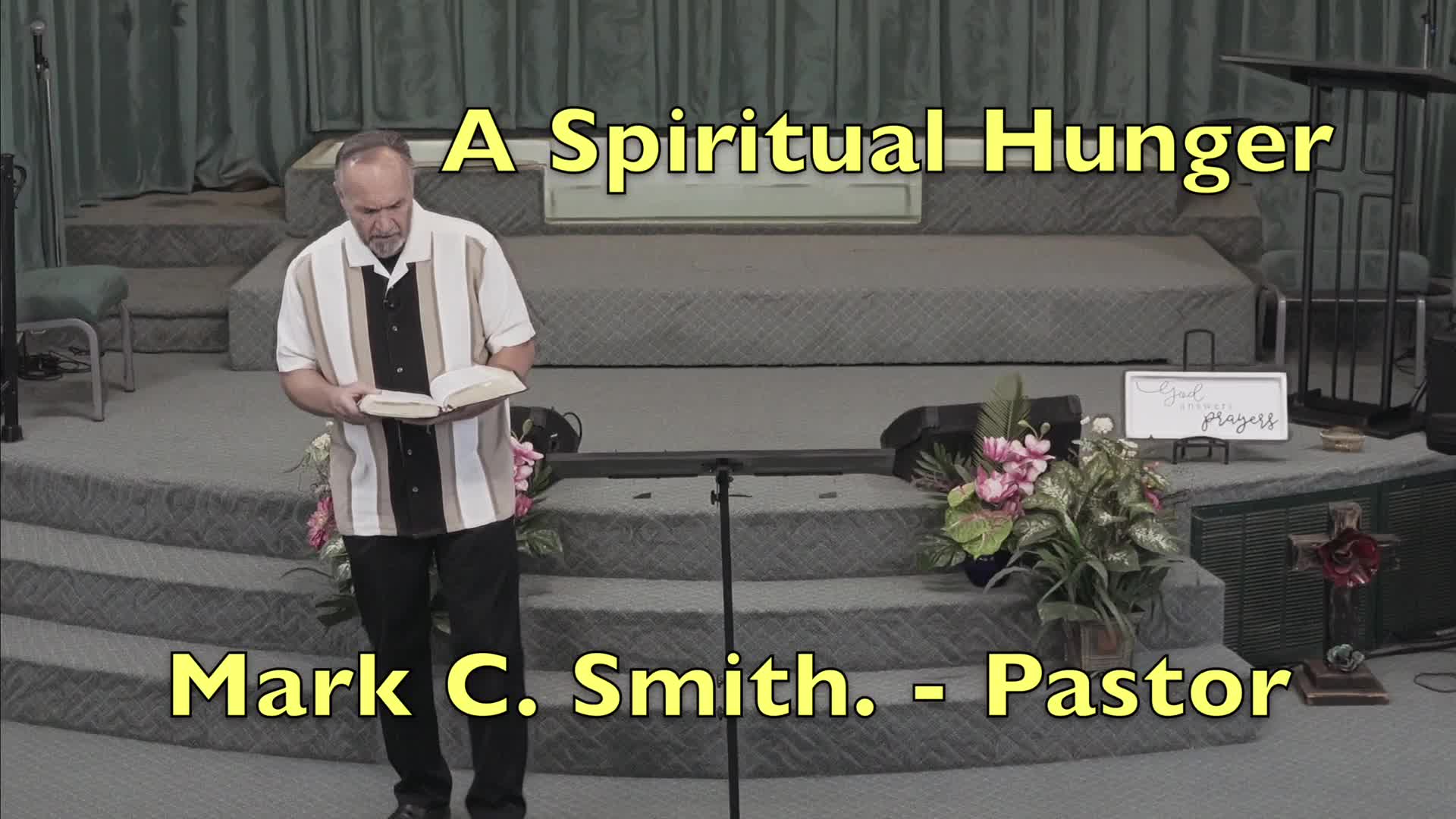 A Spiritual Hunger