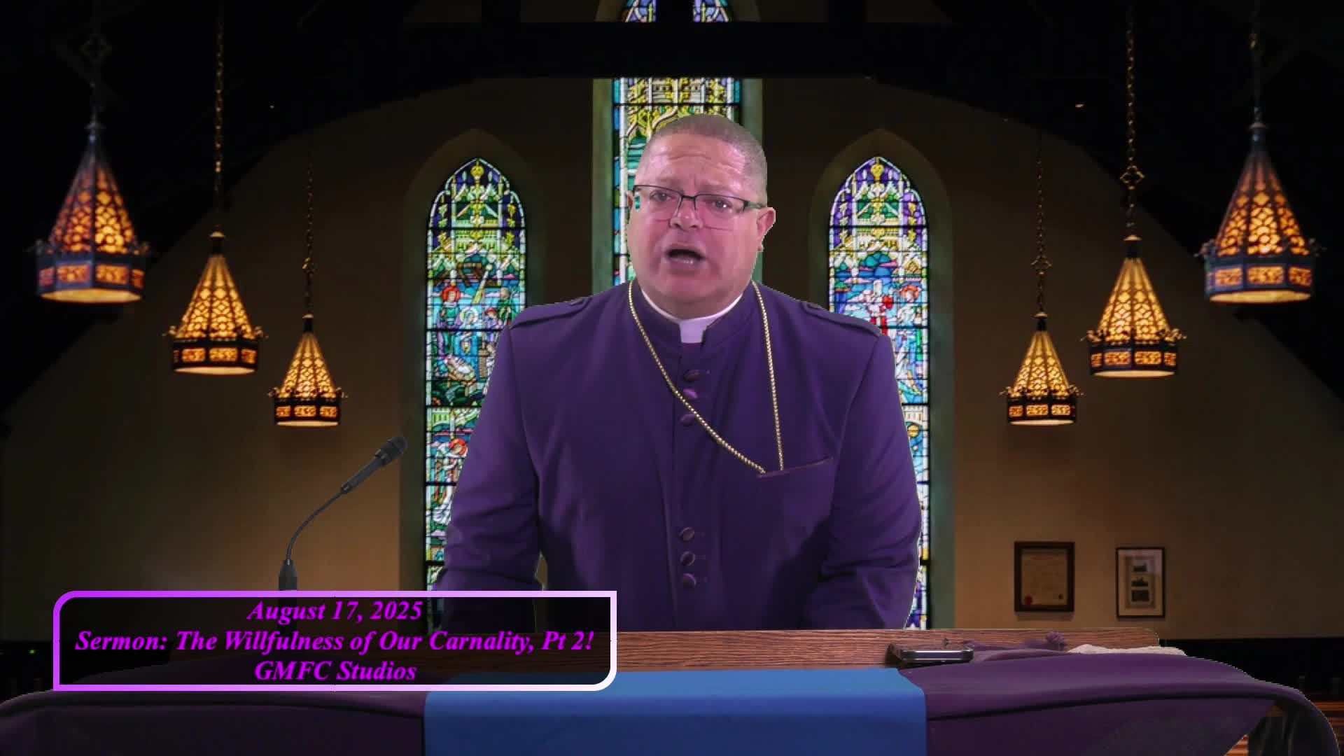 Sunday Morning Sermon: The Willfulness of Our Carnality, Pt 2!