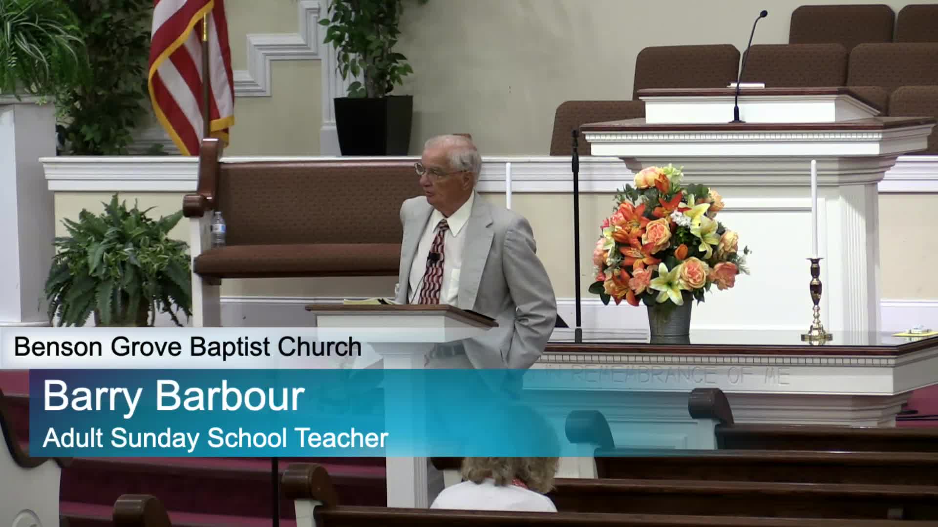 BGBC Sunday School Lesson