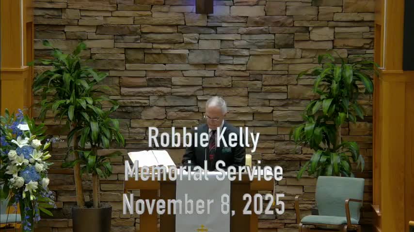 Robbie Kelly Memorial Service
