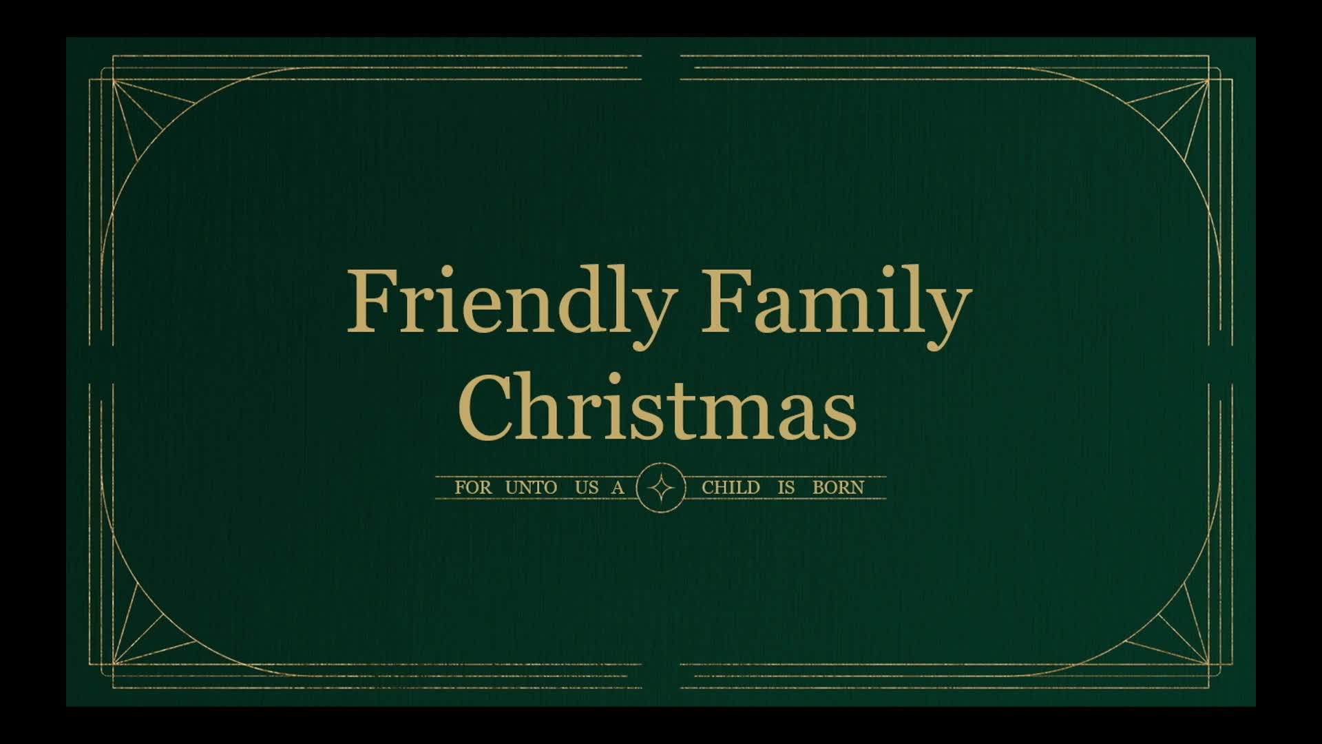 Friendly Family Christmas Sing-A-Long