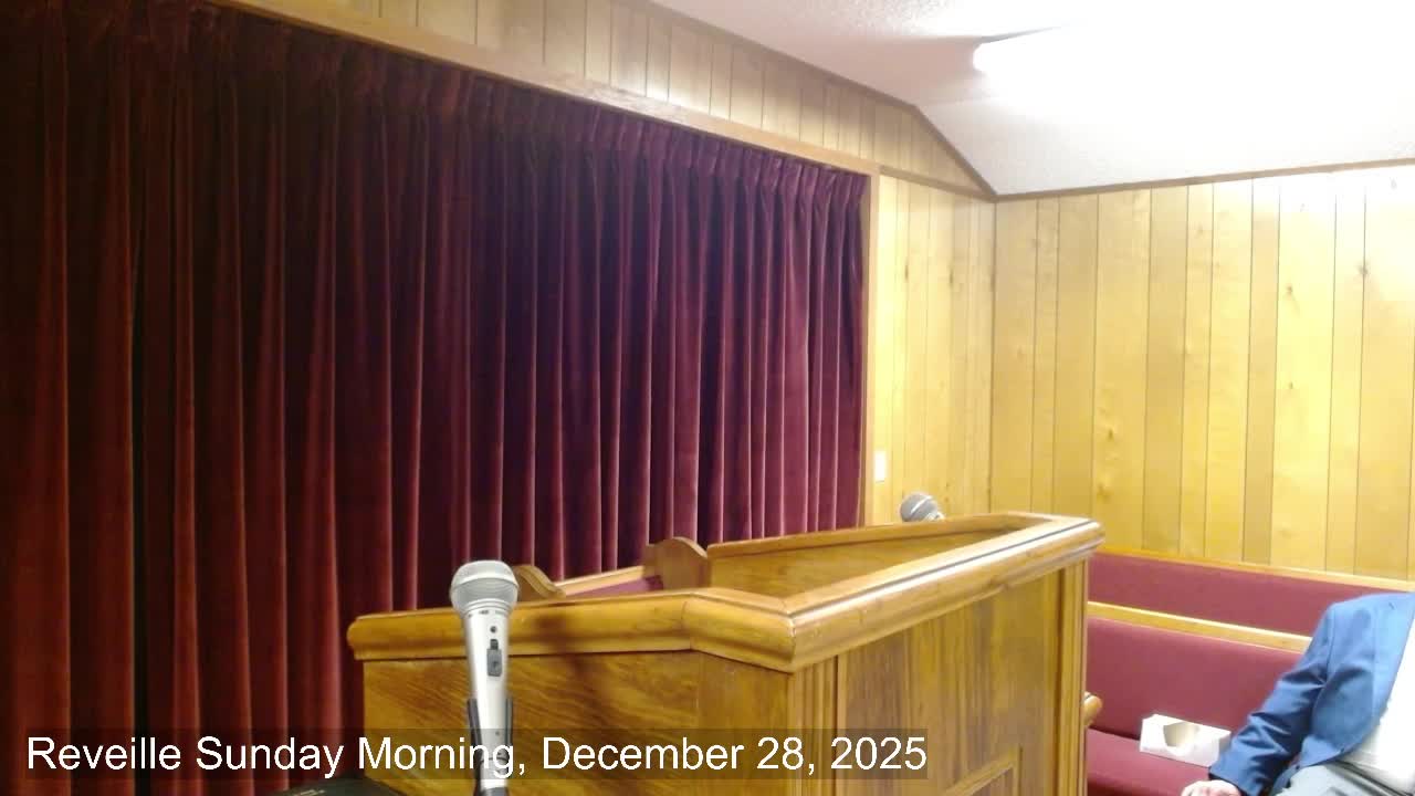 Sunday morning services