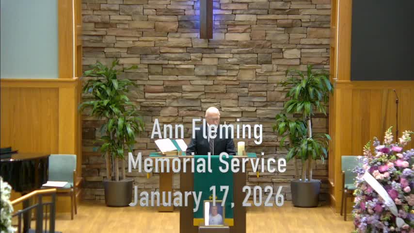 Ann Fleming Memorial Service