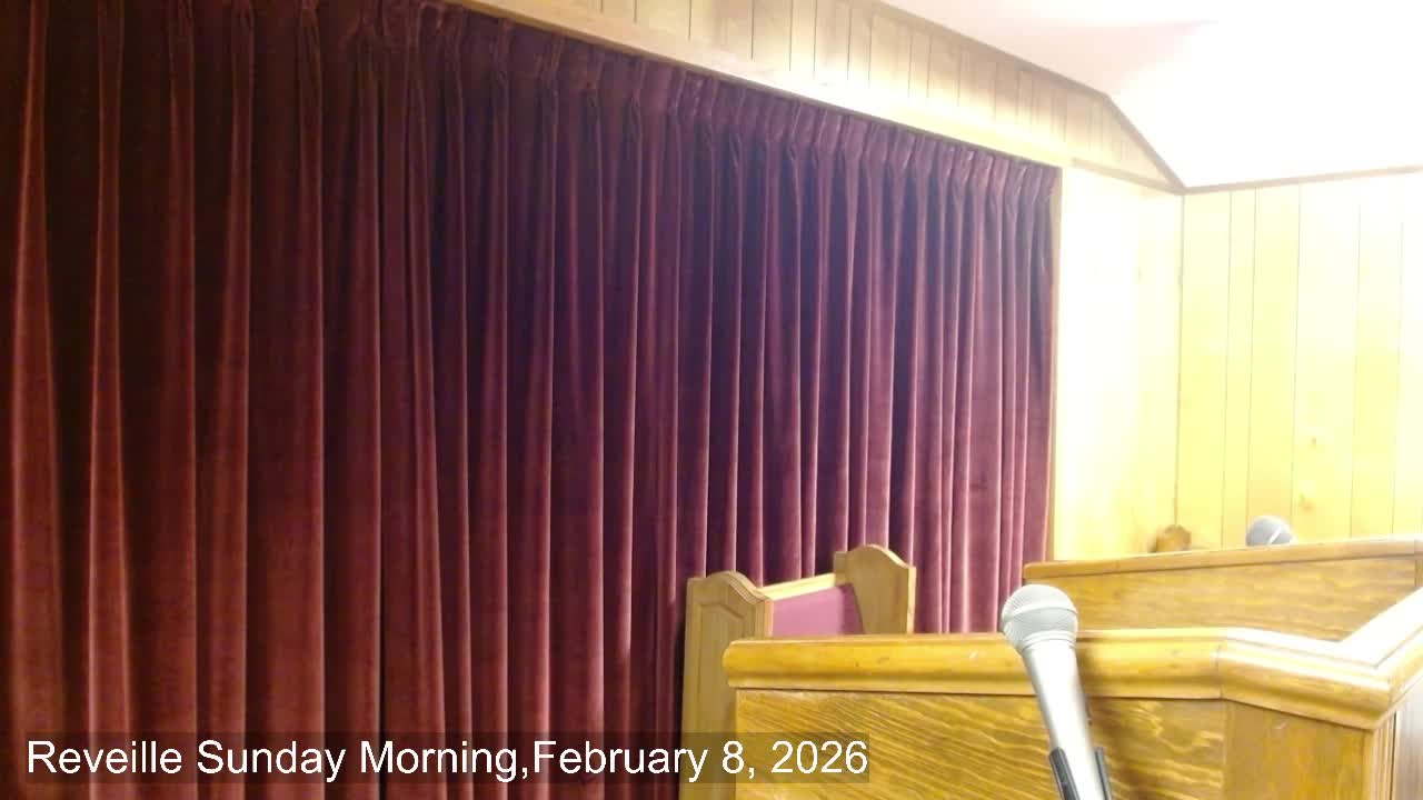 Sunday morning services