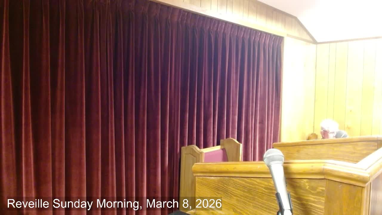 Sunday morning services