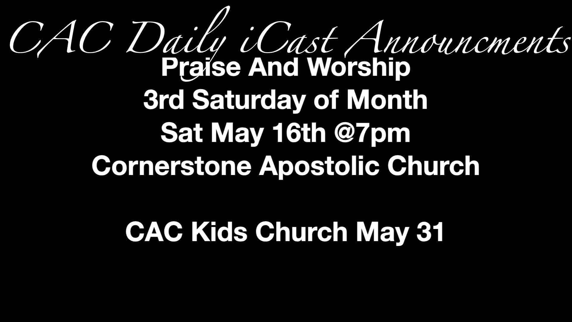 CAC Daily iCast episode artwork