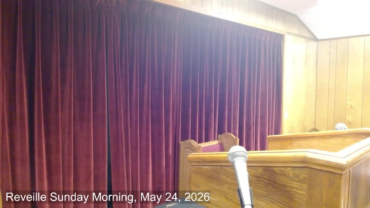 Sunday morning services