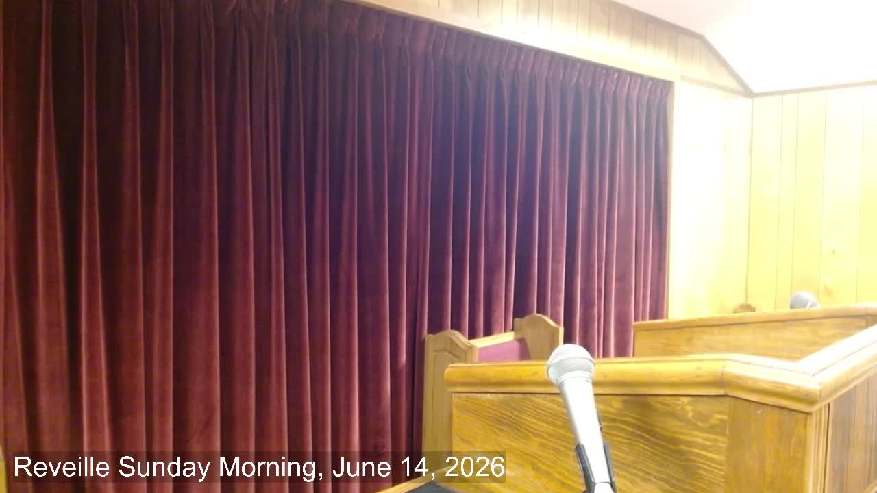 Sunday morning services