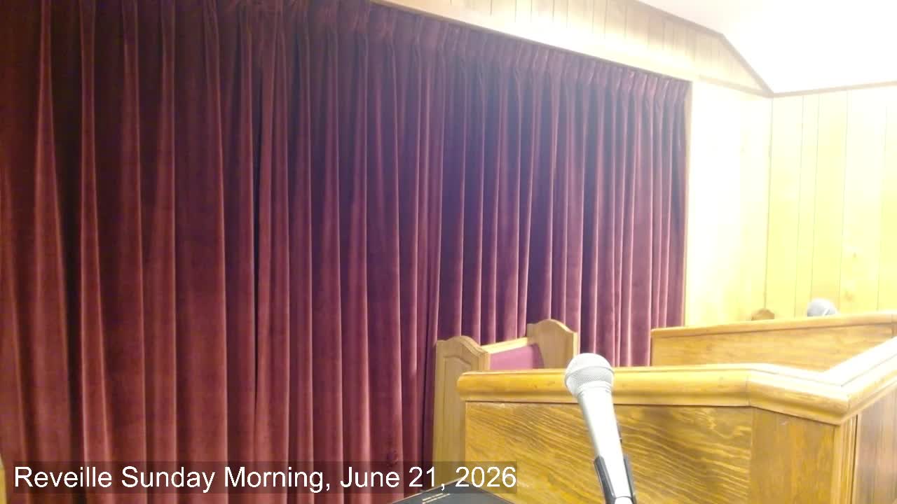 Sunday morning services