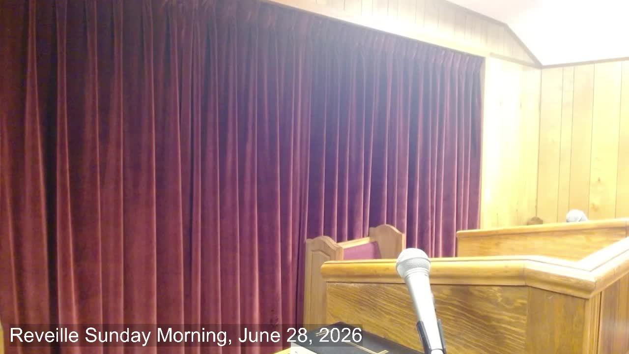 Sunday morning services