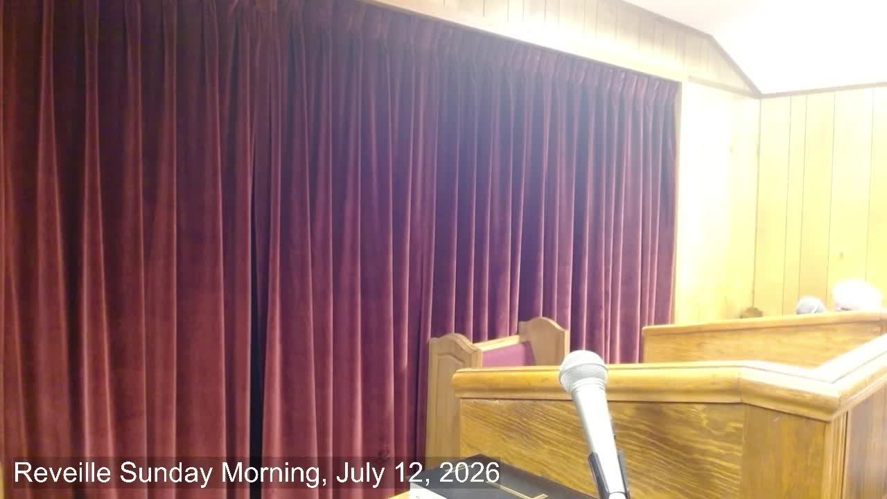 Sunday morning services