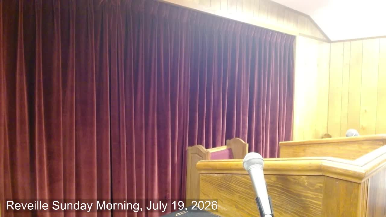 Sunday morning services