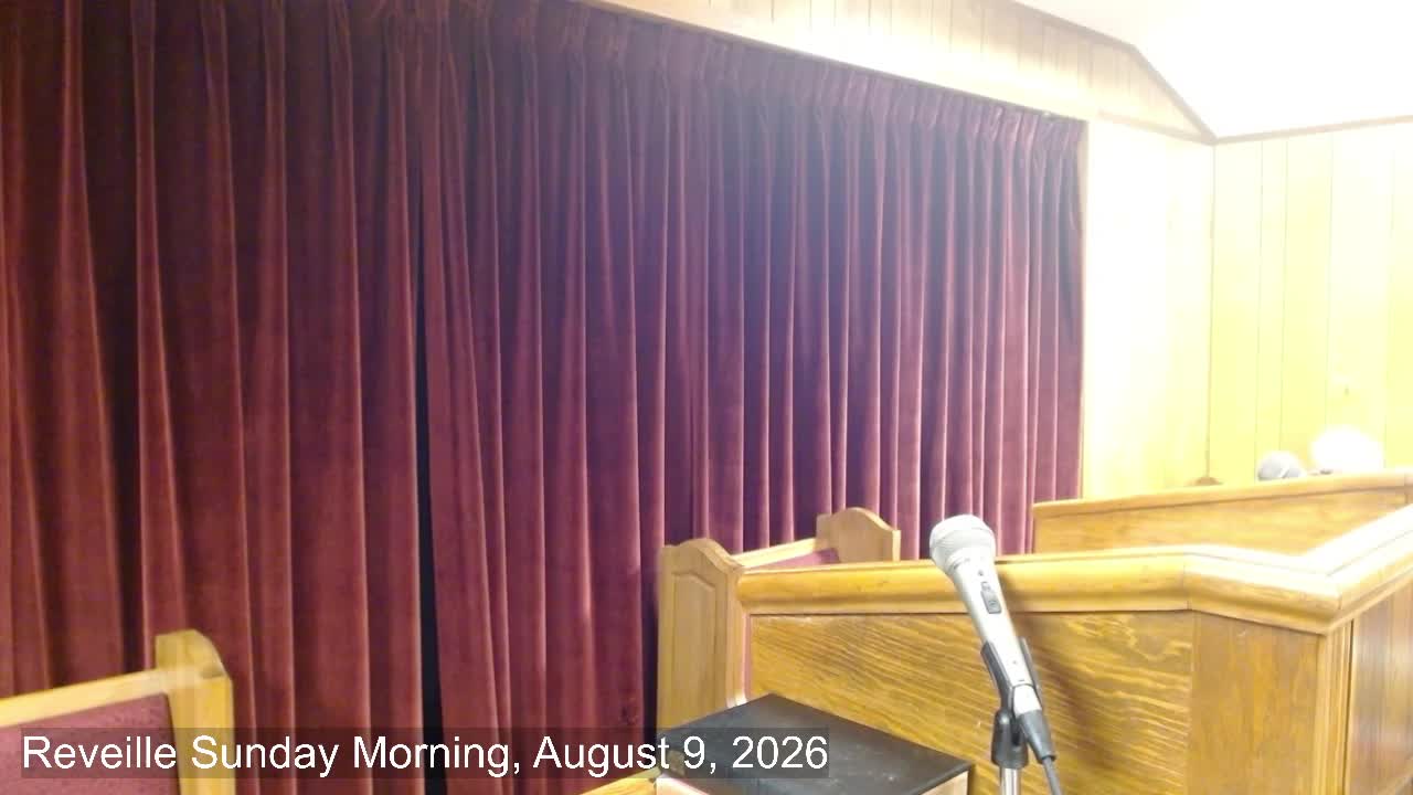 Sunday morning services