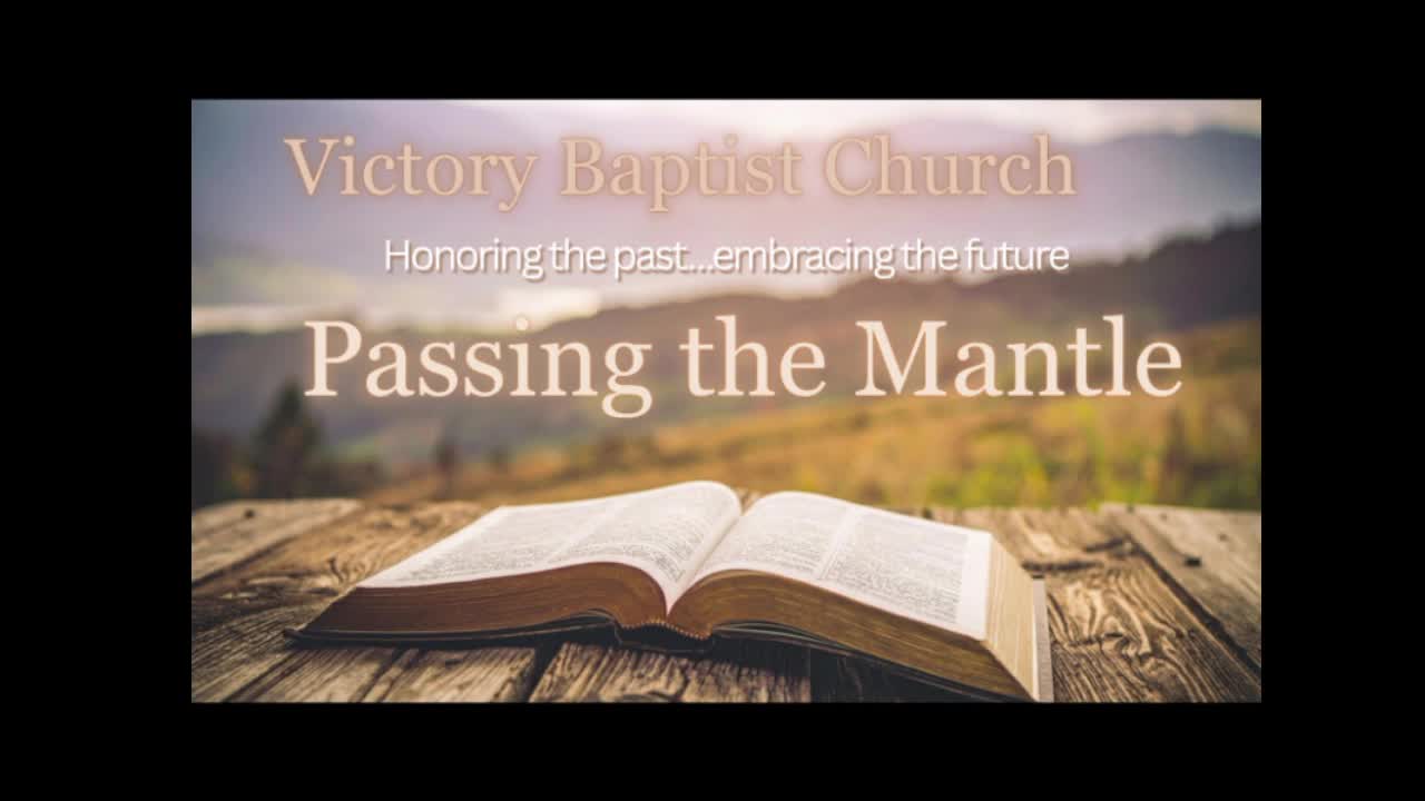 passing the mantle 