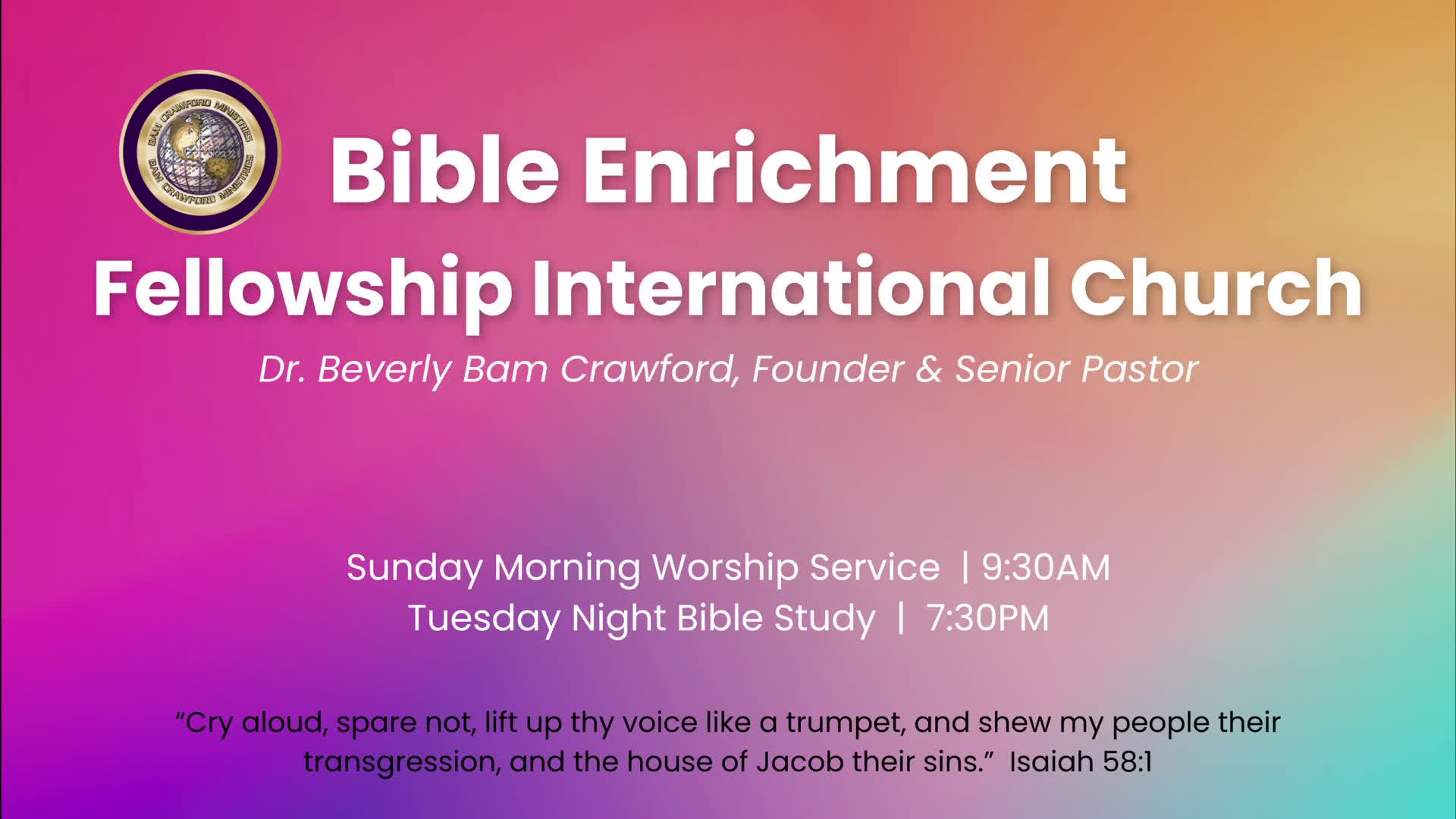 Sunday Morning Worship
