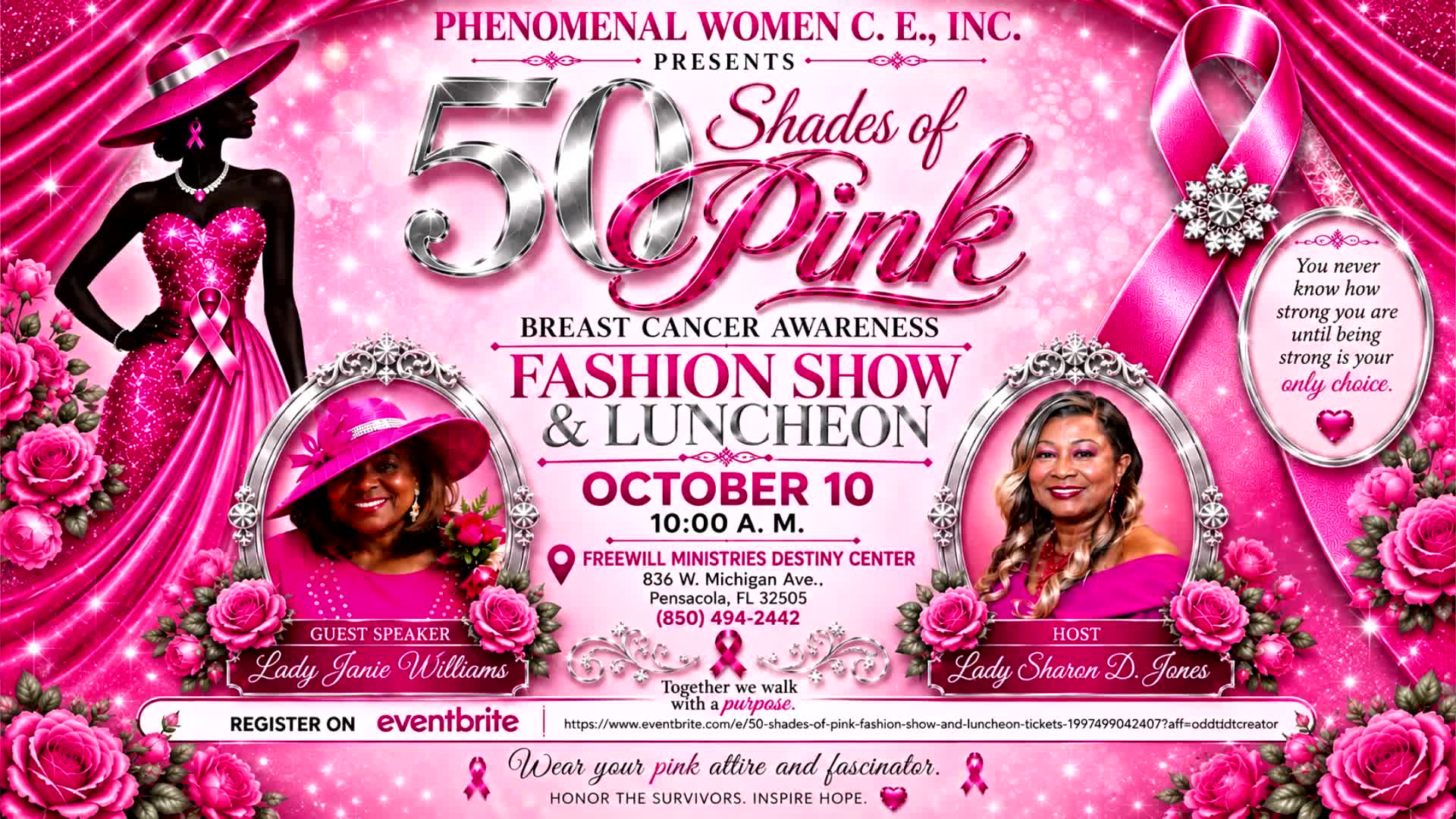 50 Shades of PINK Breast Cancer Awareness