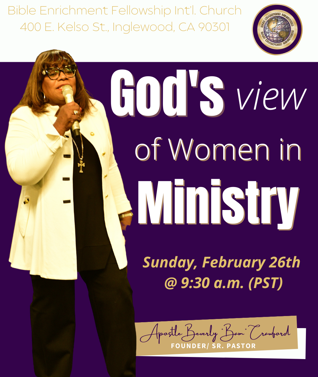 God's View of Women in Ministry