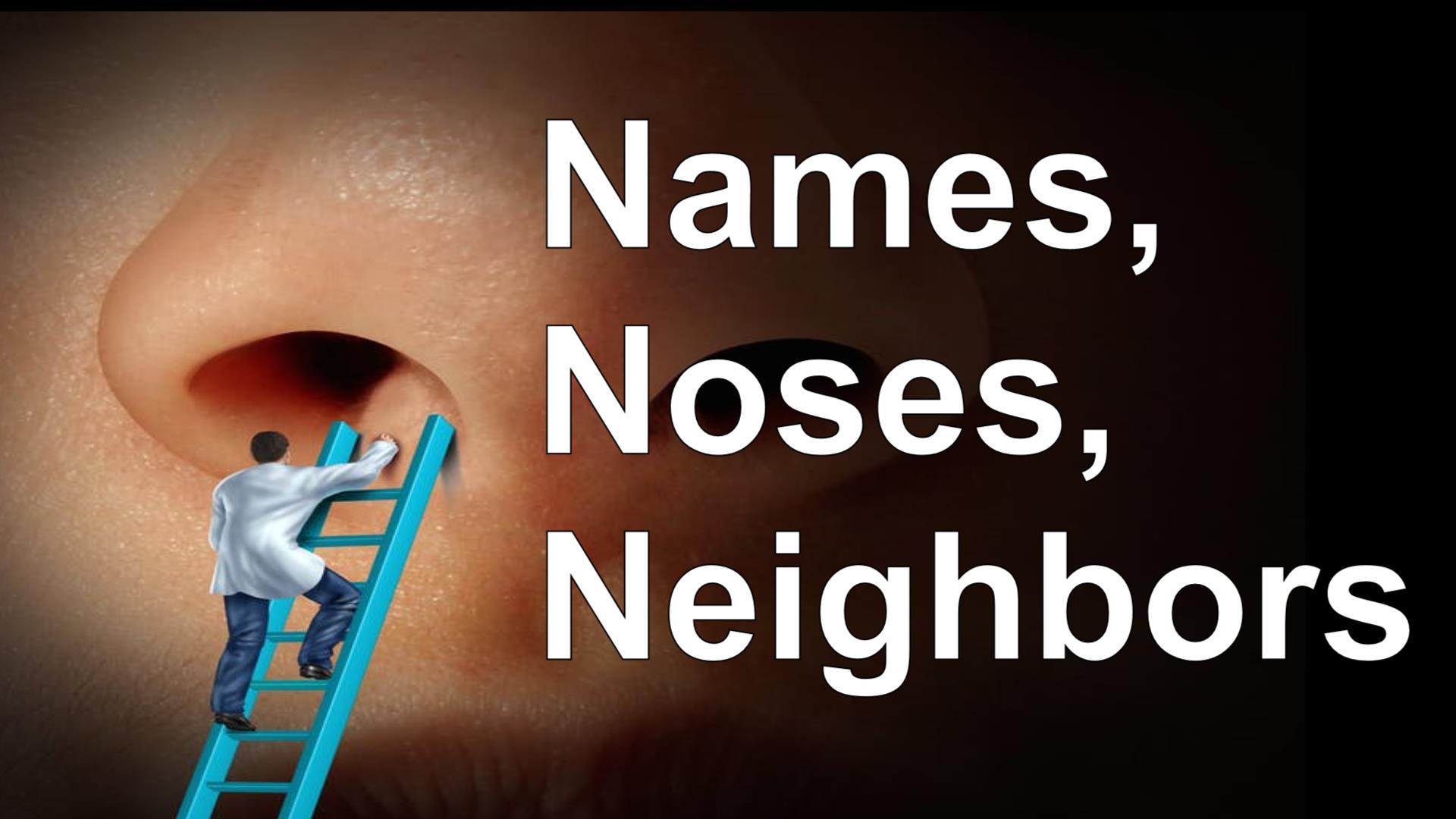 Names, Noses, Neighbors