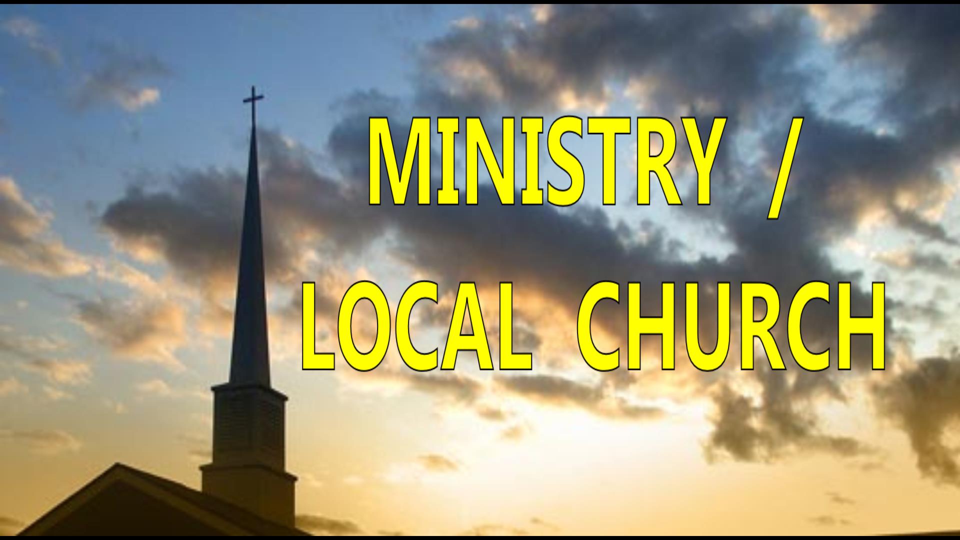 Ministry / Local  Church