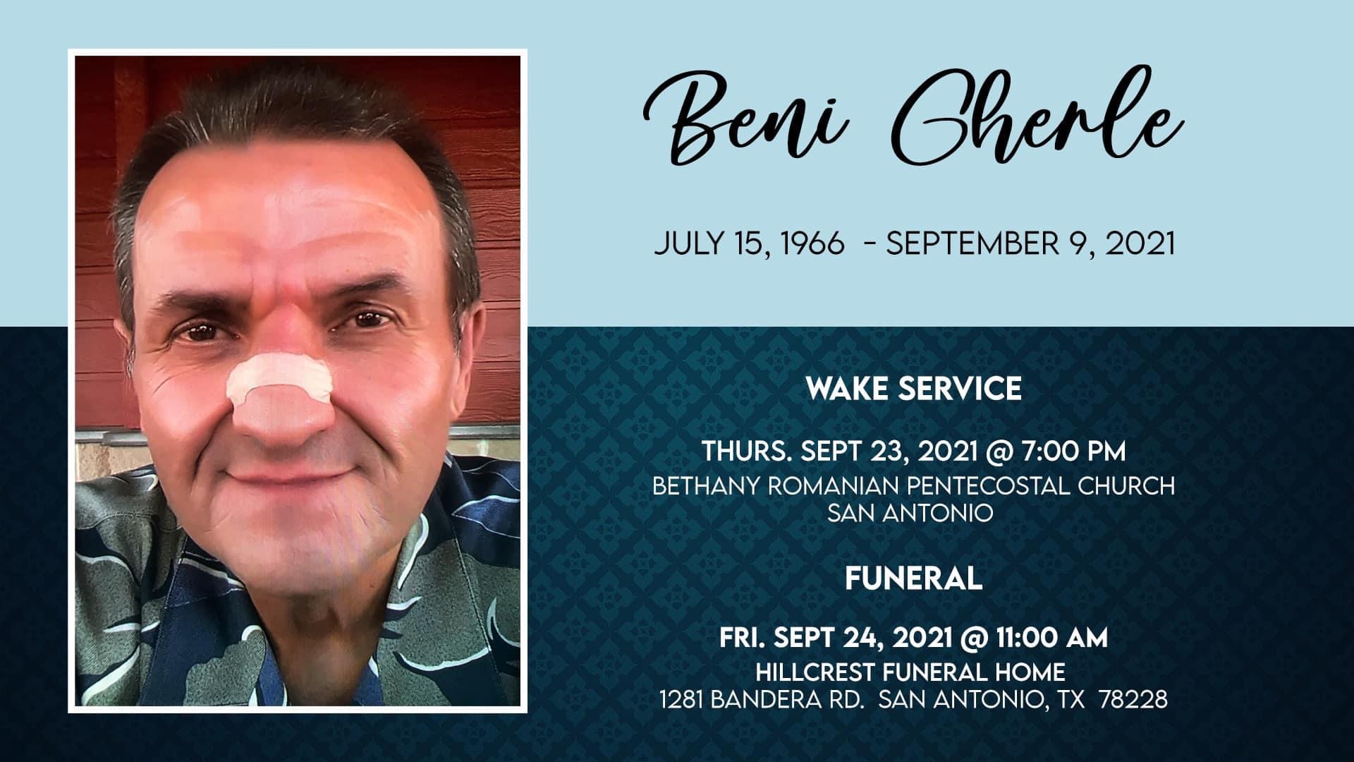 Beni Gherle  Wake Service 92321
