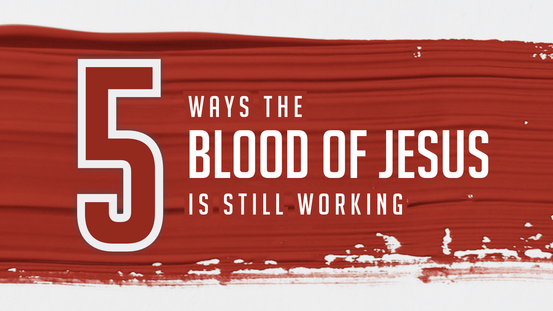 Five ways the blood is still working
