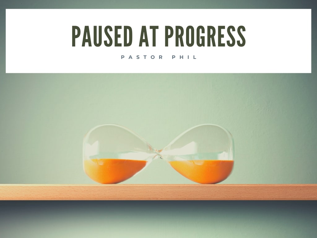 Paused at Progress