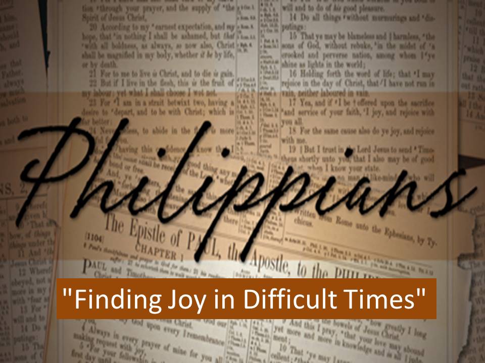 Rejoicing in the Gospel--Philippians 1:12-1