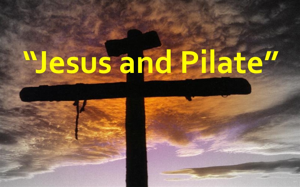 Jesus and Pilate