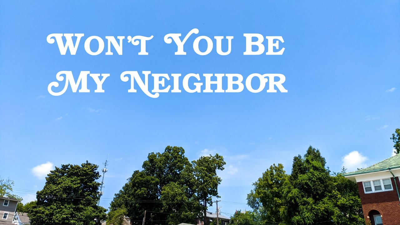 Wont You Be My Neighbor Table