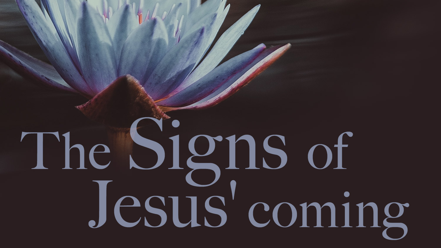 Signs Of Jesus Coming