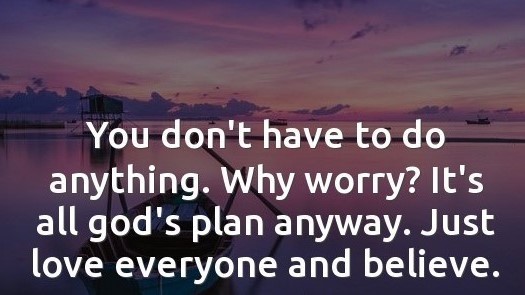 All of This Is According to Gods Plan