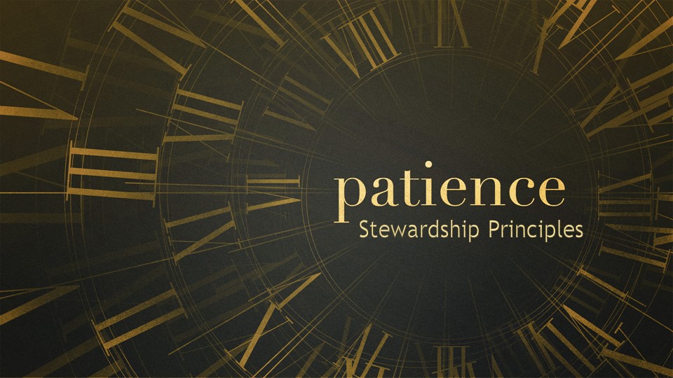 Patience - Stewardship Principles