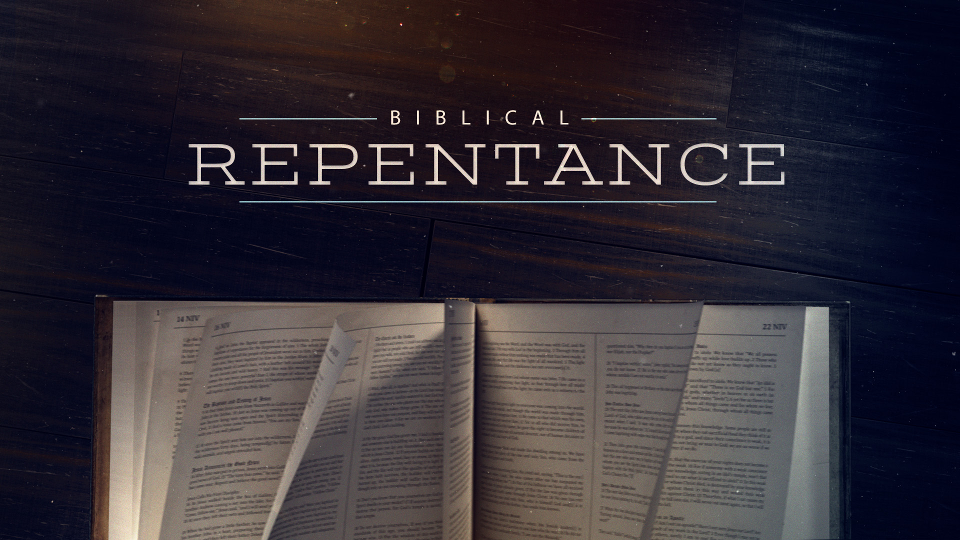 Biblical Repentance