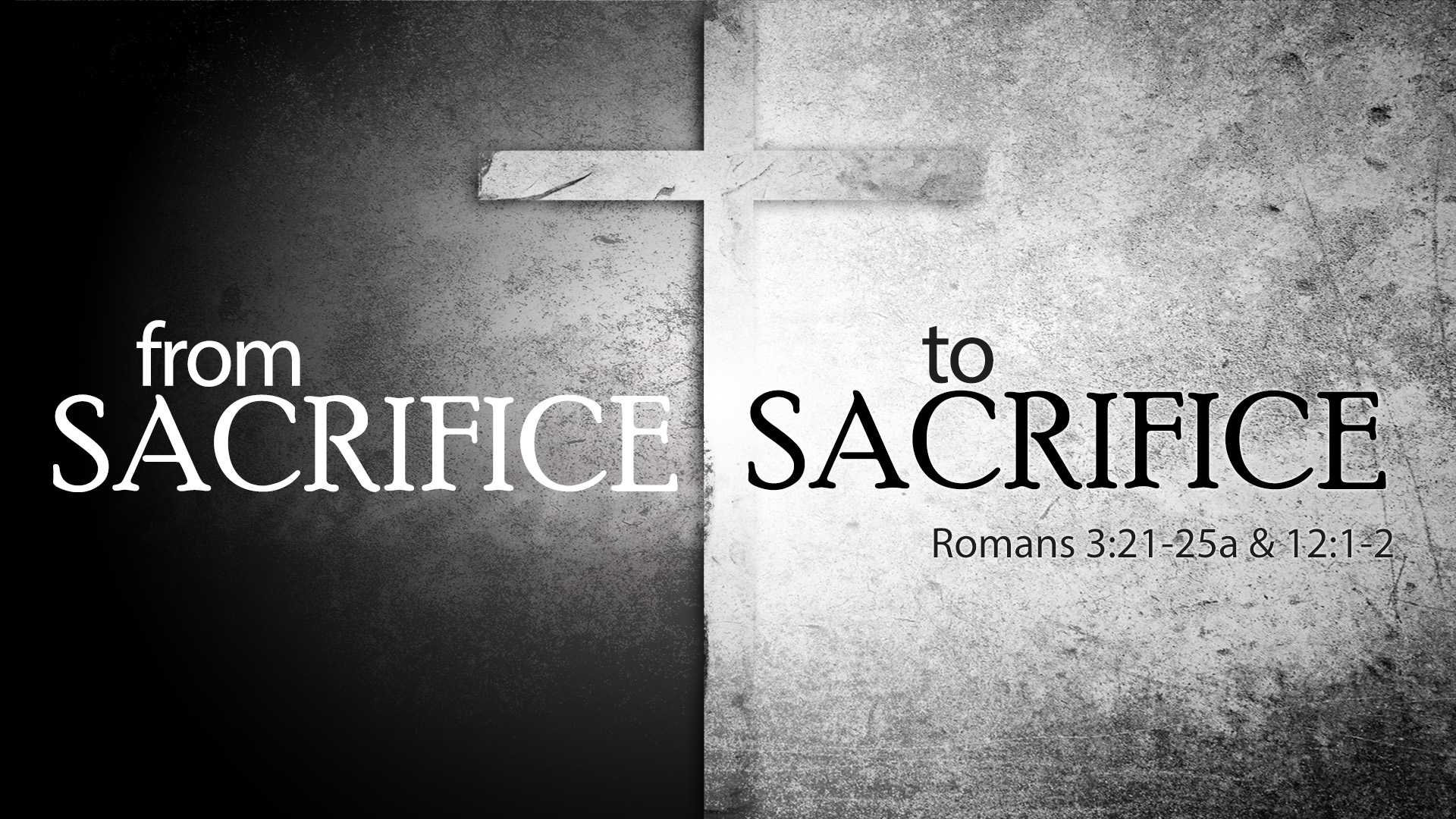 From Sacrifice to Sacrifice