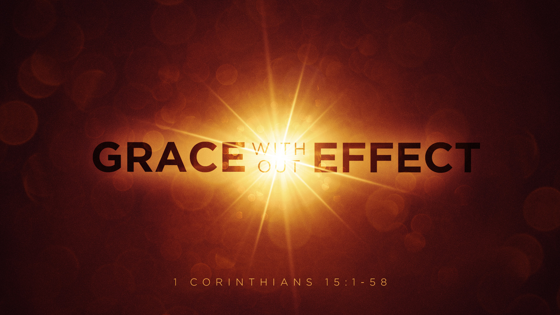Grace Without Effect