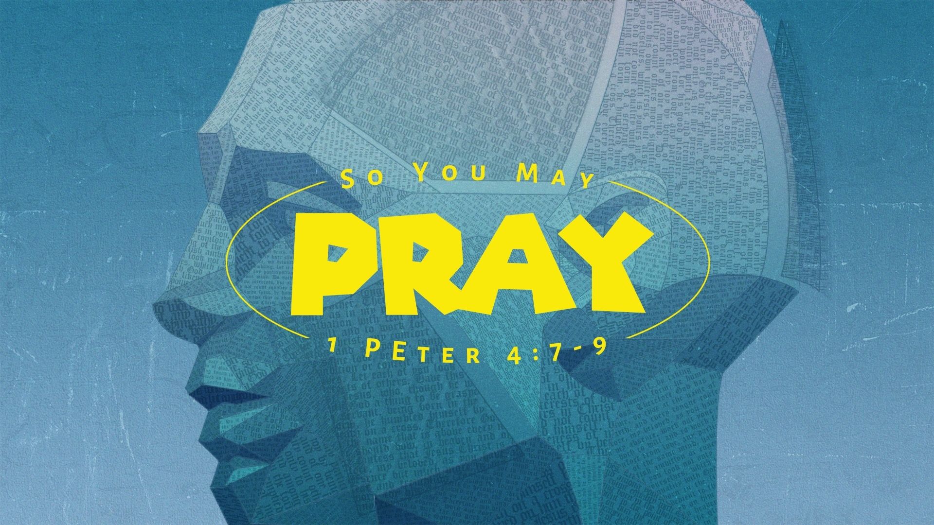 So You May Pray